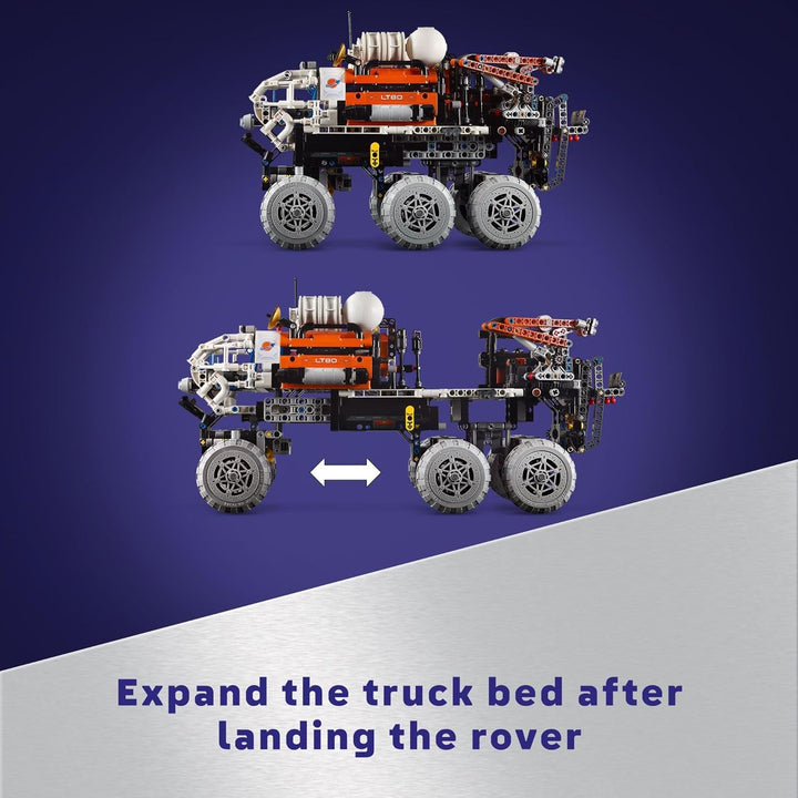 LEGO Technic 42180 Mars Crew Exploration Rover Bauset, Weltraumgeschenk für Jungen und Mädchen, Wiss