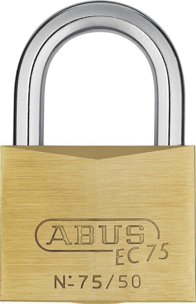 ABUS Messing-Vorhangschloss 75/50 26639 50mm Messing, 50mm Messing