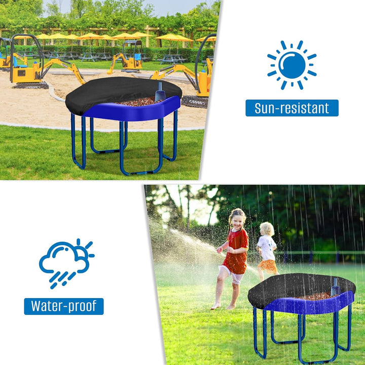 SIRUITON Universal-Tuff-Tablett-Abdeckung, 100 x 100 x 10 cm, mit starken elastischen Kanten, wasser