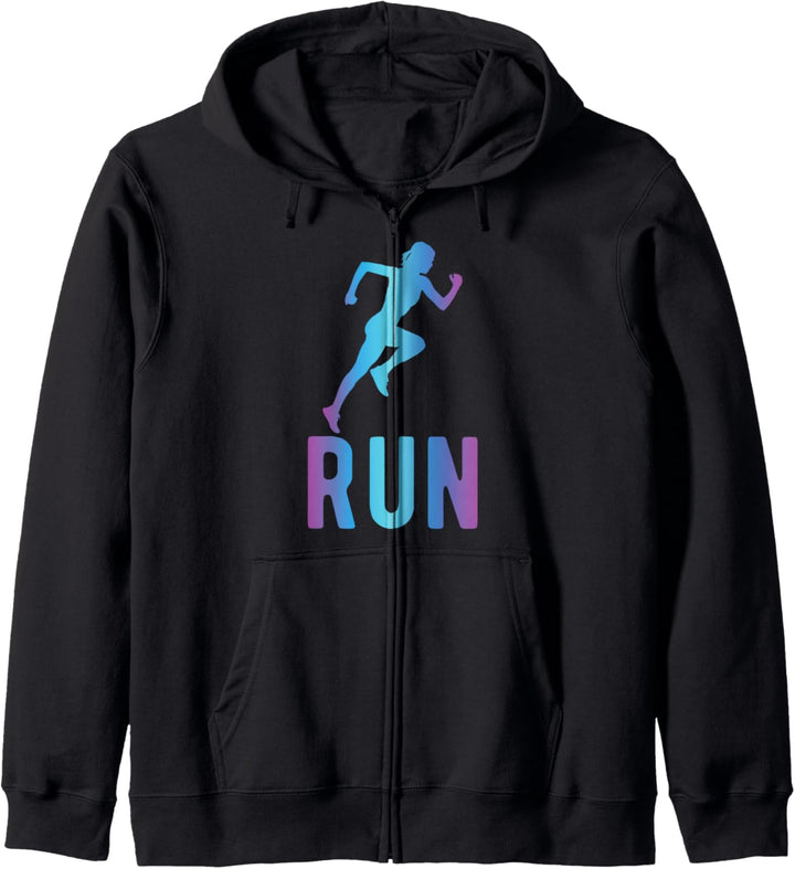 Laufendes Mädchen für Mädchen Läufer Geschenk Kapuzenjacke