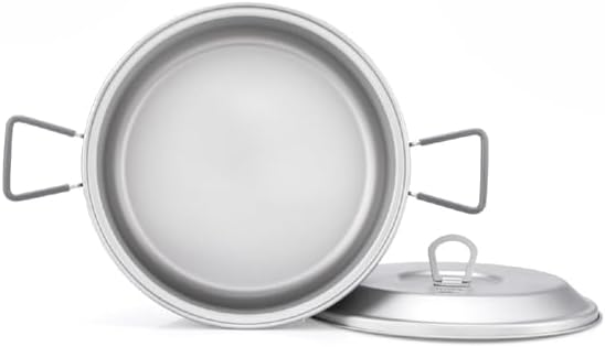 Keith Ti6018 Topf- und Pfannen-Set, Titan