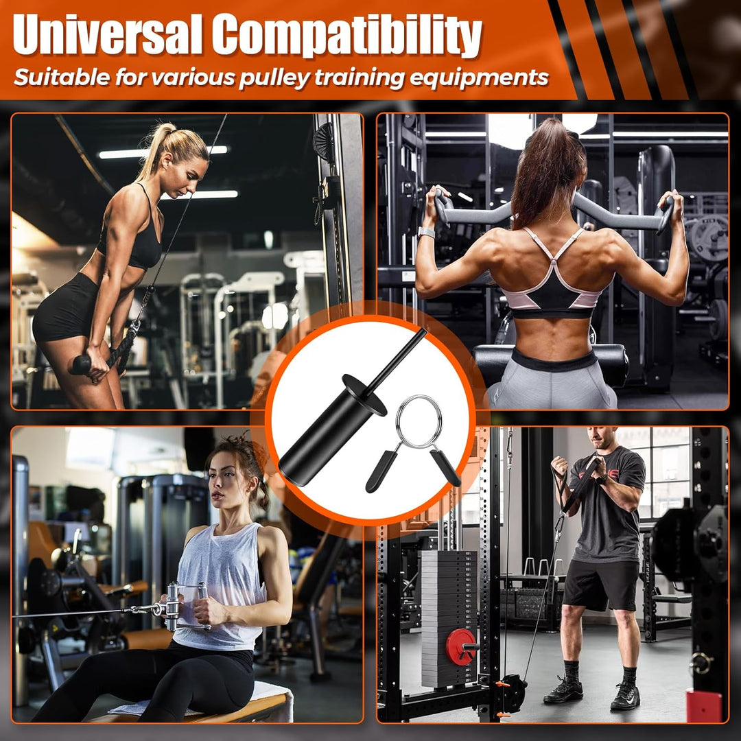 Joyzan Gym Pin für Zusatzgewicht mit Federclip, Ersatz Dropset Pin für Weight Stack Machine Loading