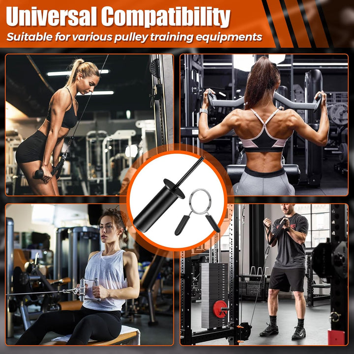 Joyzan Gym Pin für Zusatzgewicht mit Federclip, Ersatz Dropset Pin für Weight Stack Machine Loading
