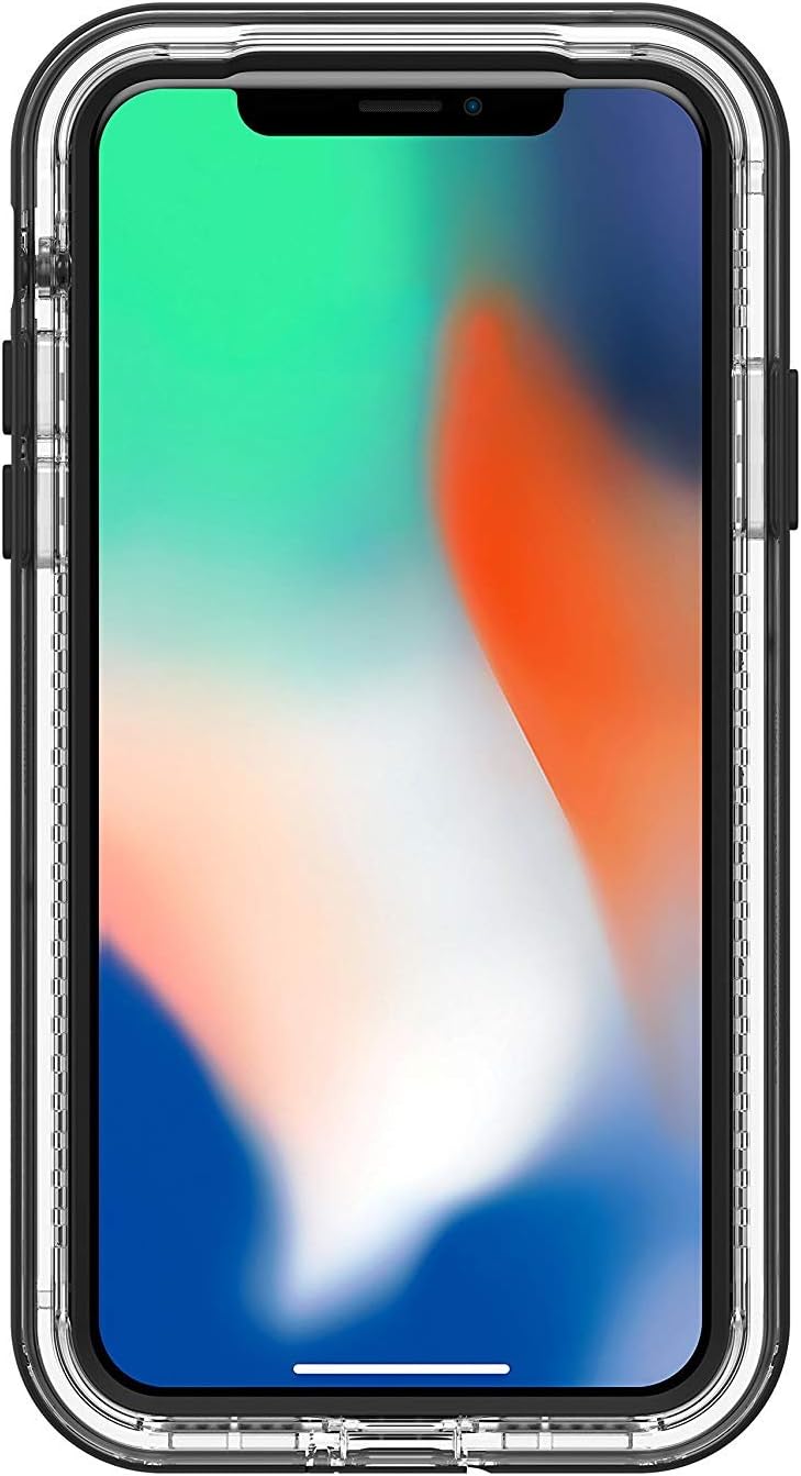 LifeProof Next schmutzdichte Schutzhülle für iPhone X, schwarz transparent geeignet für iPhone X Sch