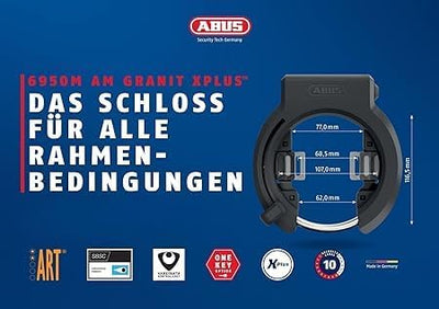 ABUS Rahmenschloss 6950M Xplus R-Variante, R-Variante