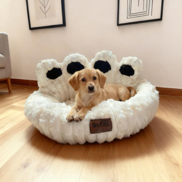 Flauschig Haustierbett Warm Hundebett Katzenbett Niedlich Bärentatzen-Form Hundekissen Katzenkissen