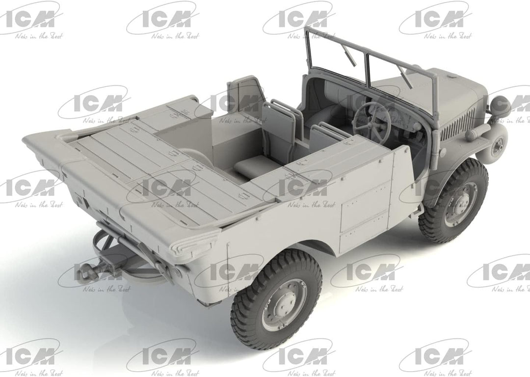 ICM ICMDS3514 Sclae Modellbausatz, Schwarz