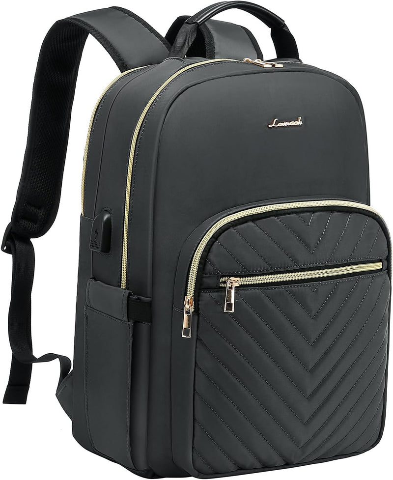 LOVEVOOK Rucksack Damen Klein, 14 Zoll Laptoptasche Daypacks Rucksäcke Wasserdicht Schulrucksack Mäd