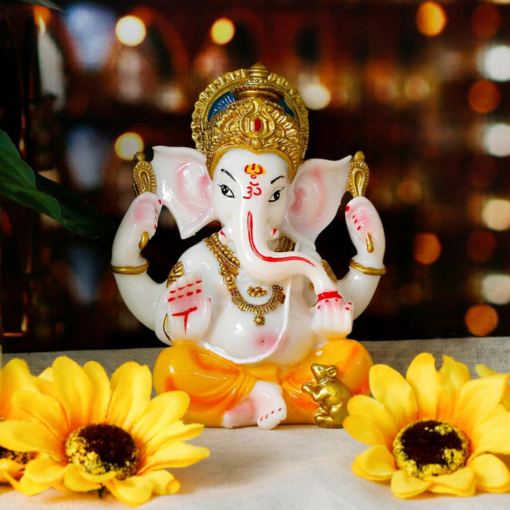 Hindu-Lord Ganesha Idol – Indien Gott Ganesha Statue Diwali Geschenke indische Puja Artikel Home Tem