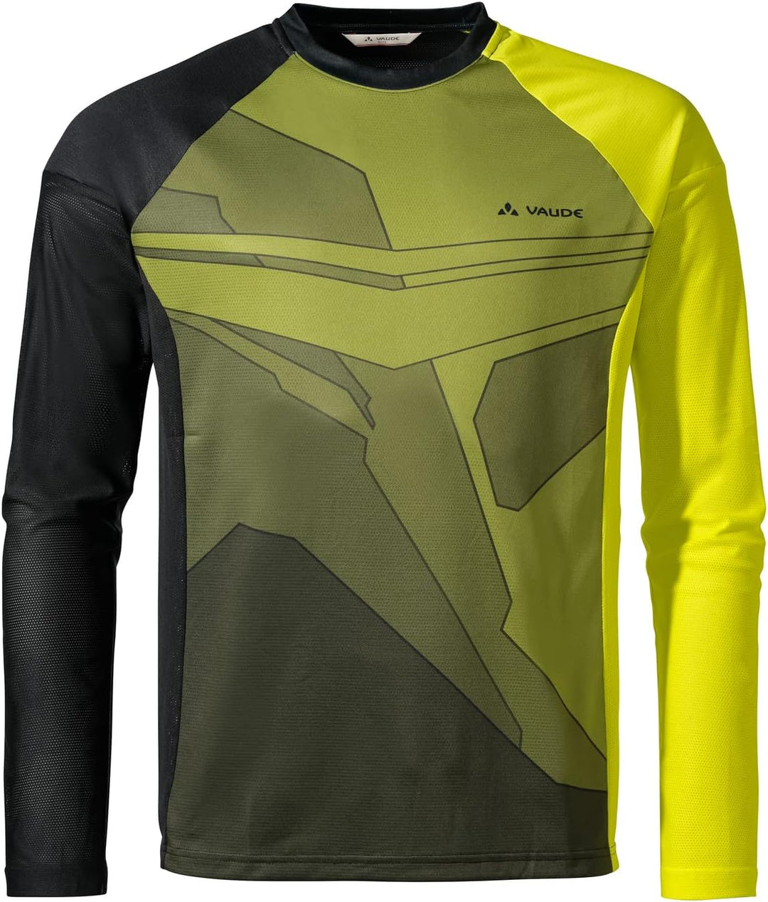 VAUDE Herren Men's Moab Ls T-Shirt Vi T-Shirt S Bright Green/Black, S Bright Green/Black