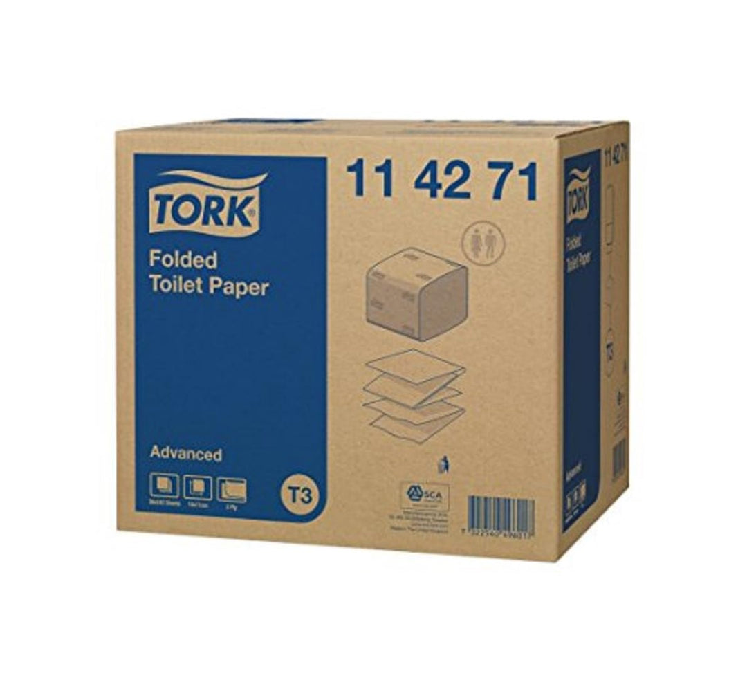 Toilettenpapier T3 2-lagig gefaltet, 36 Packungen x 242 Blatt