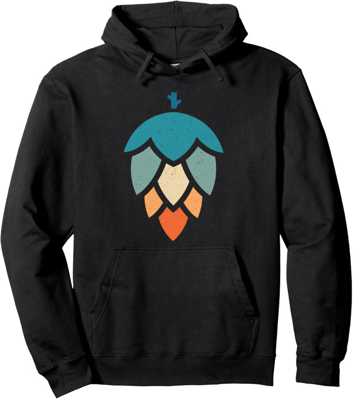 Vintage hop - beer brewing - home brewer Pullover Hoodie