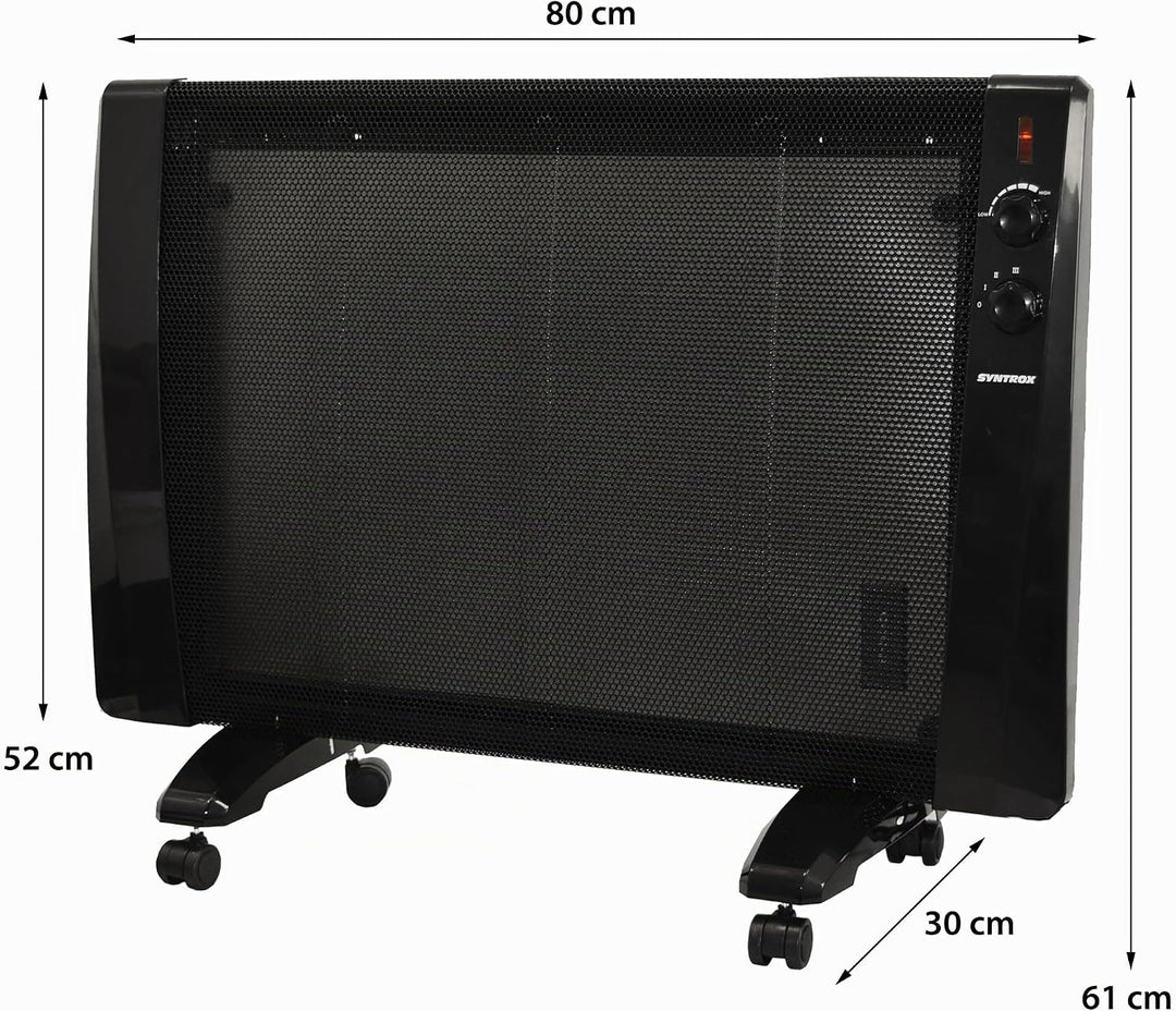 Syntrox Germany 2400W Infrarotheizung Glimpa | Wärmewellenheizung | Infrarotheizer, Effiziente Raumw