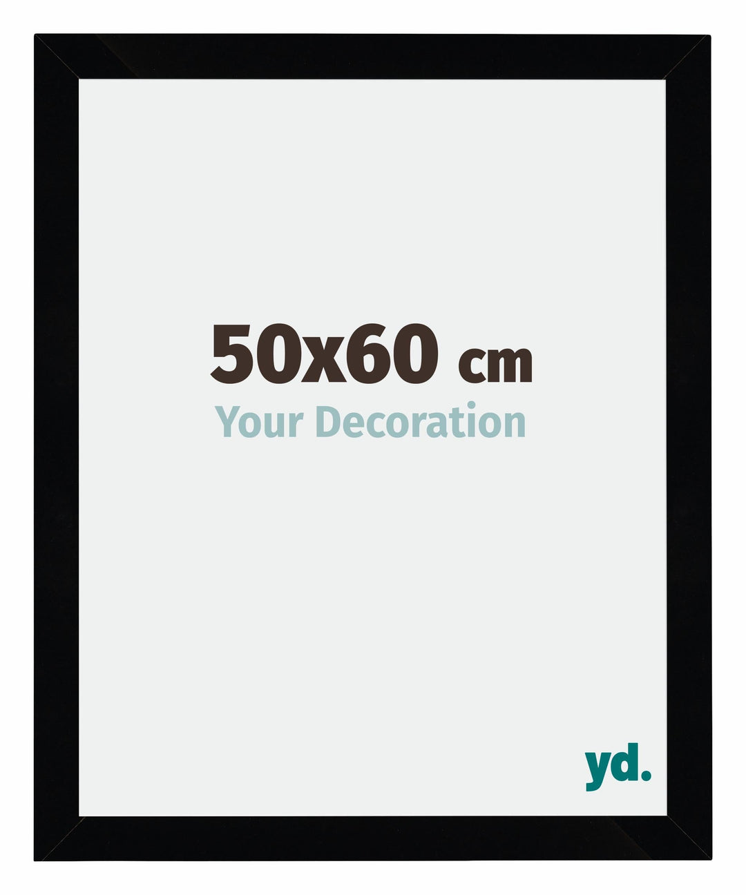 yd. Your Decoration - Bilderrahmen 50x60 cm - Bilderrahmen aus MDF mit Acrylglas - Antireflex - Ausg