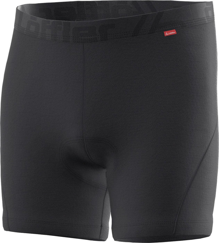 LÖFFLER Herren Elastic 2.0 Unterhose mit Sitzpolster Radhose Bike Shorts Schwarz 52, Schwarz 52
