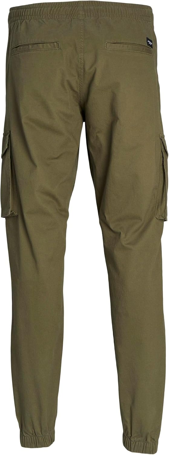 JACK & JONES Male Cargo-Hose Relaxed Fit Cargo-Hose M Olive Night, M Olive Night