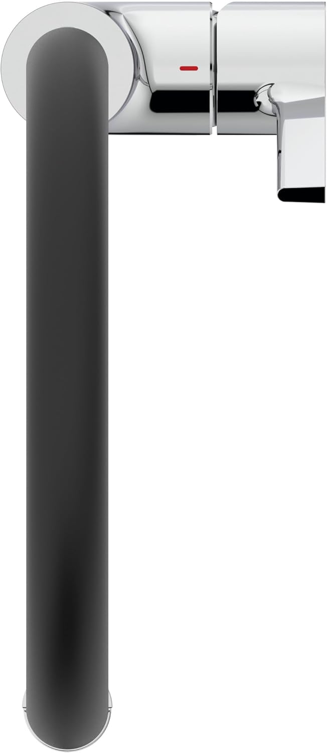 Ideal Standard – Gusto Küchenarmatur, Semi-Professional, mit 2-Funktionshandbrause an Silikonschlauc