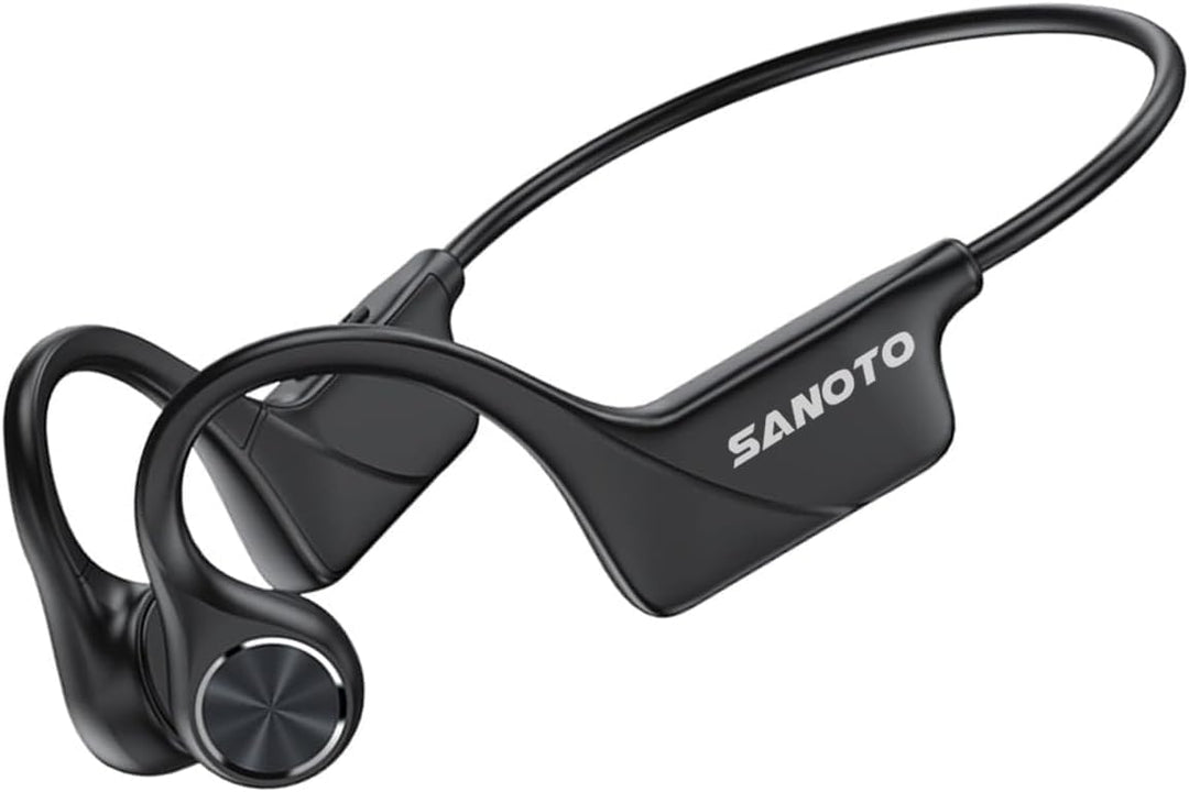 SANOTO Knochenschall Kopfhörer Bluetooth 5.3,Open Ear Kopfhörer Kabellos Bone Conduction Kopfhorer I