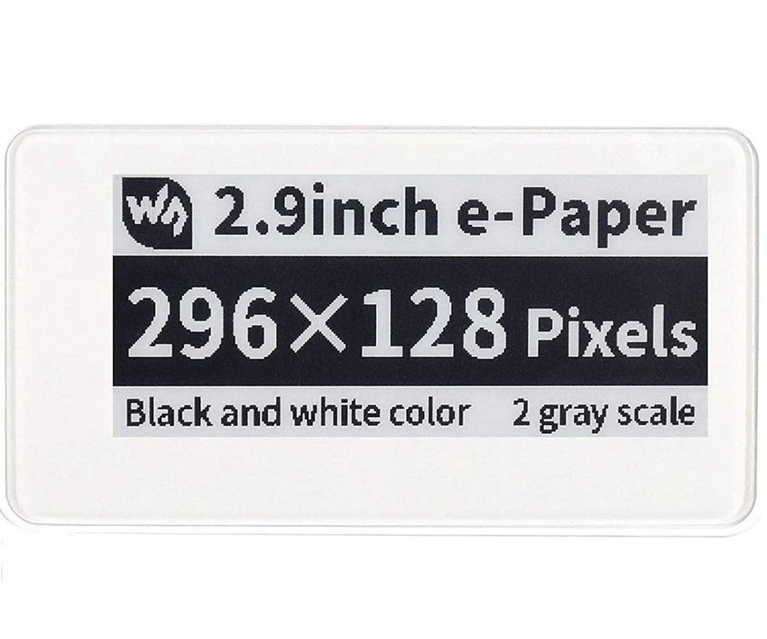 IBest 2.9inch Passive NFC-Powered e-Paper Black/White e-Ink Display, No Battery Required, Wireless P