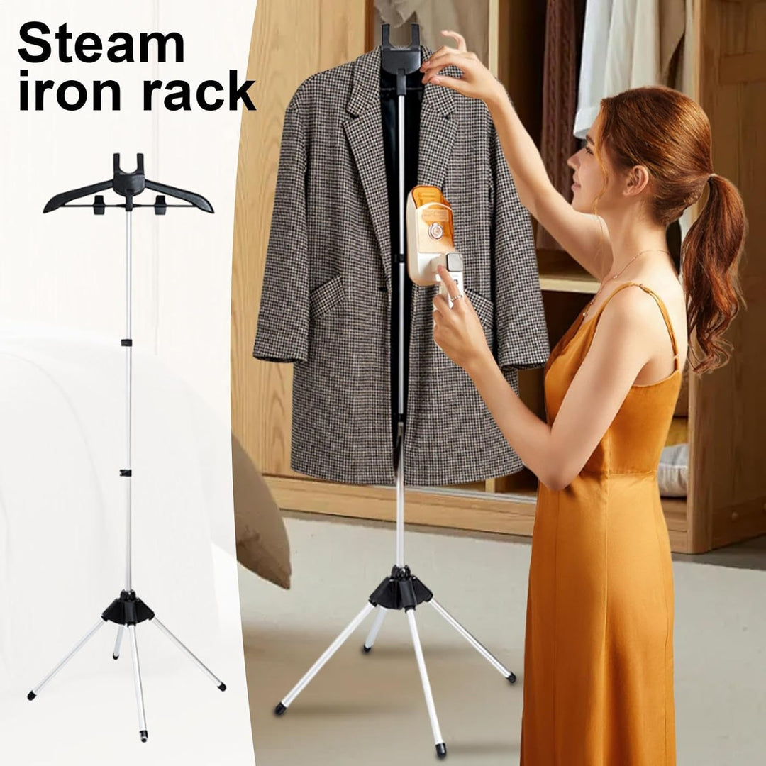 Porte-Cintre À Vapeur | Support Repassage Pliable Vertical Avec, Accessoire Pour Vêtements Longs, Ch
