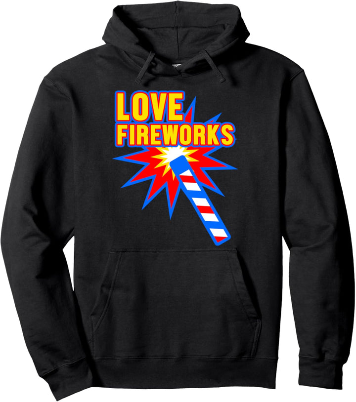 Liebe Explosion Pyromane Pyrotechnik Knaller Rakete Pullover Hoodie