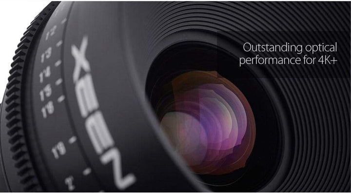 XEEN Cinema 24mm T1,5 Nikon F Vollformat Objektiv MF Cine Video Lens für hohe Auflösungen mit Follow