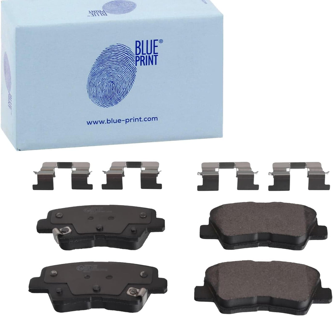 Blue Print ADG042160 Bremsbelagsatz mit Anbaumaterial , 1 Stück