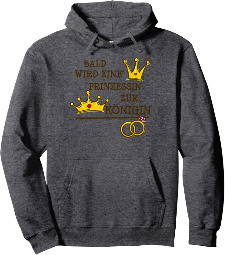 Hochzeit Spruch Braut Junggesellinnen Abschied Polterabend Pullover Hoodie