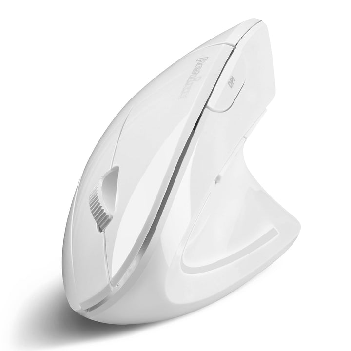 Perixx PERIMICE-813W Vertikale Bluetooth-Maus - Kabellose 3-in-1-Multi-Device-Technologie - Reise-Tr