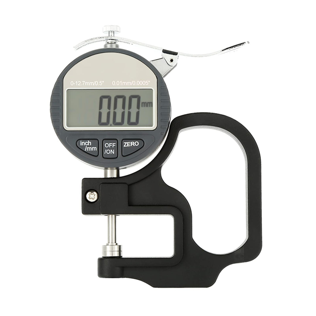 Digitaler Dickenmesser, 0.0005in /0.01mm, 0.5 inch /12.7mm, Elektronischer Mikrometer Dickenmesser m