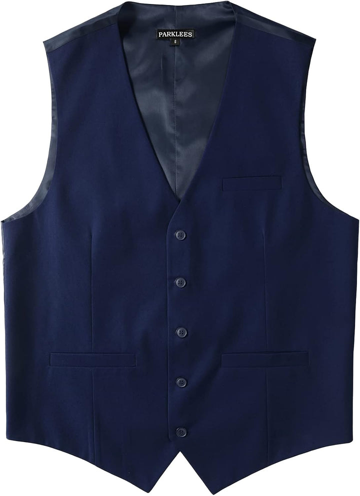 PARKLEES Herren Hipster Urban Design Business formelle Weste Slim Fit Anzug Smoking Kleid Weste M Na