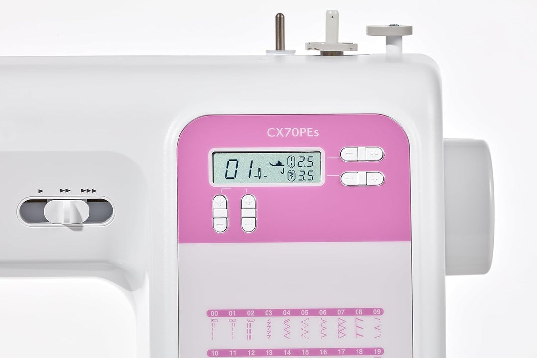 Brother CX70PES (Neues Modell) - Elektronische Nähmaschine mit 70 Stichen Nähen + Tisch und Tasche i
