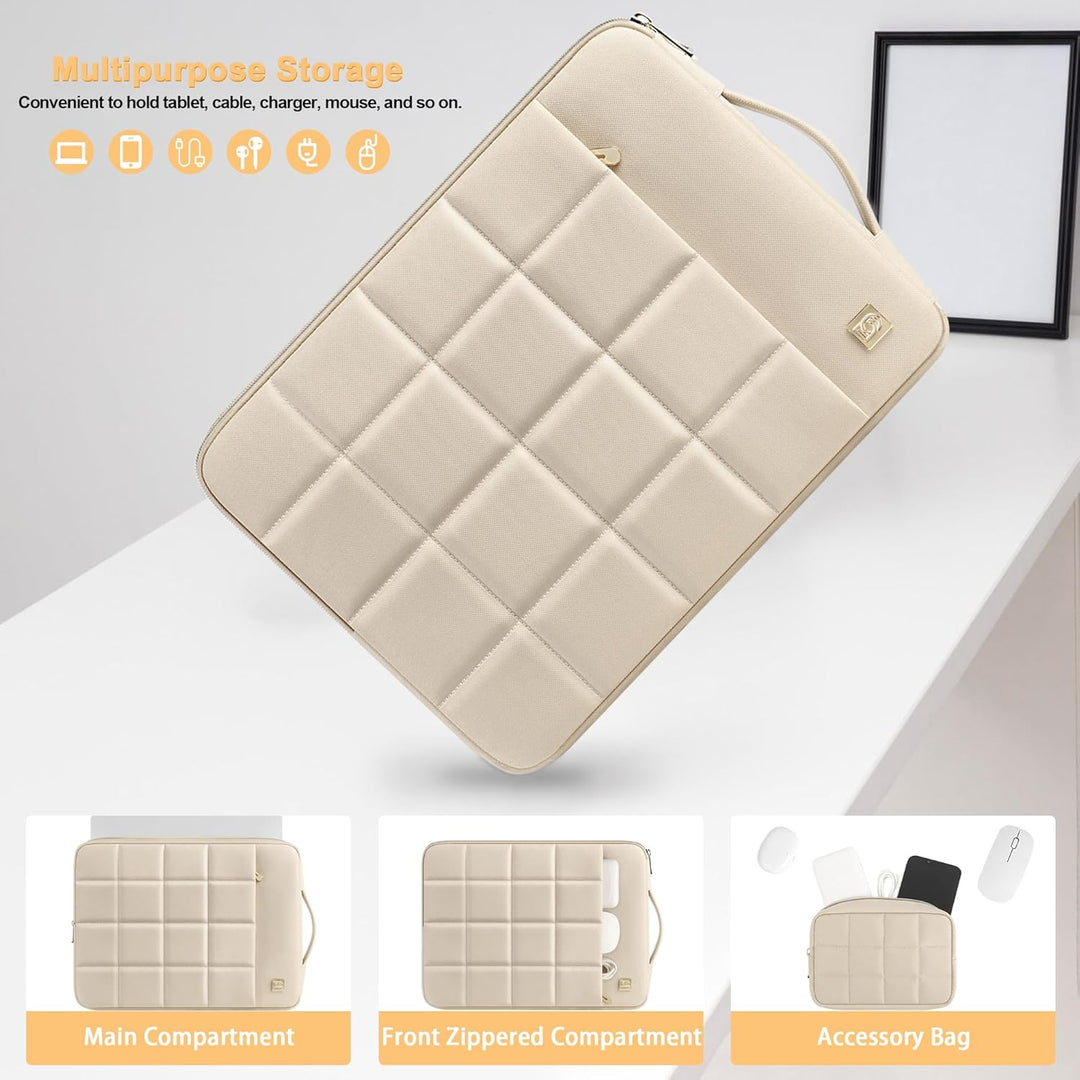 DOMISO Laptoptasche 17-17.3 Zoll Laptop Hülle mit Zubehör Tasche für Dell XPS 17 / Inspiron 17 5000
