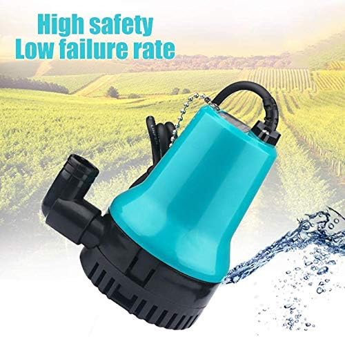 Tauchpumpe, DC 12V/24V Elektrische Solar Tauchpumpe Wasser Brunnenpumpe, 1.5 m Anschlusskabel, Förde