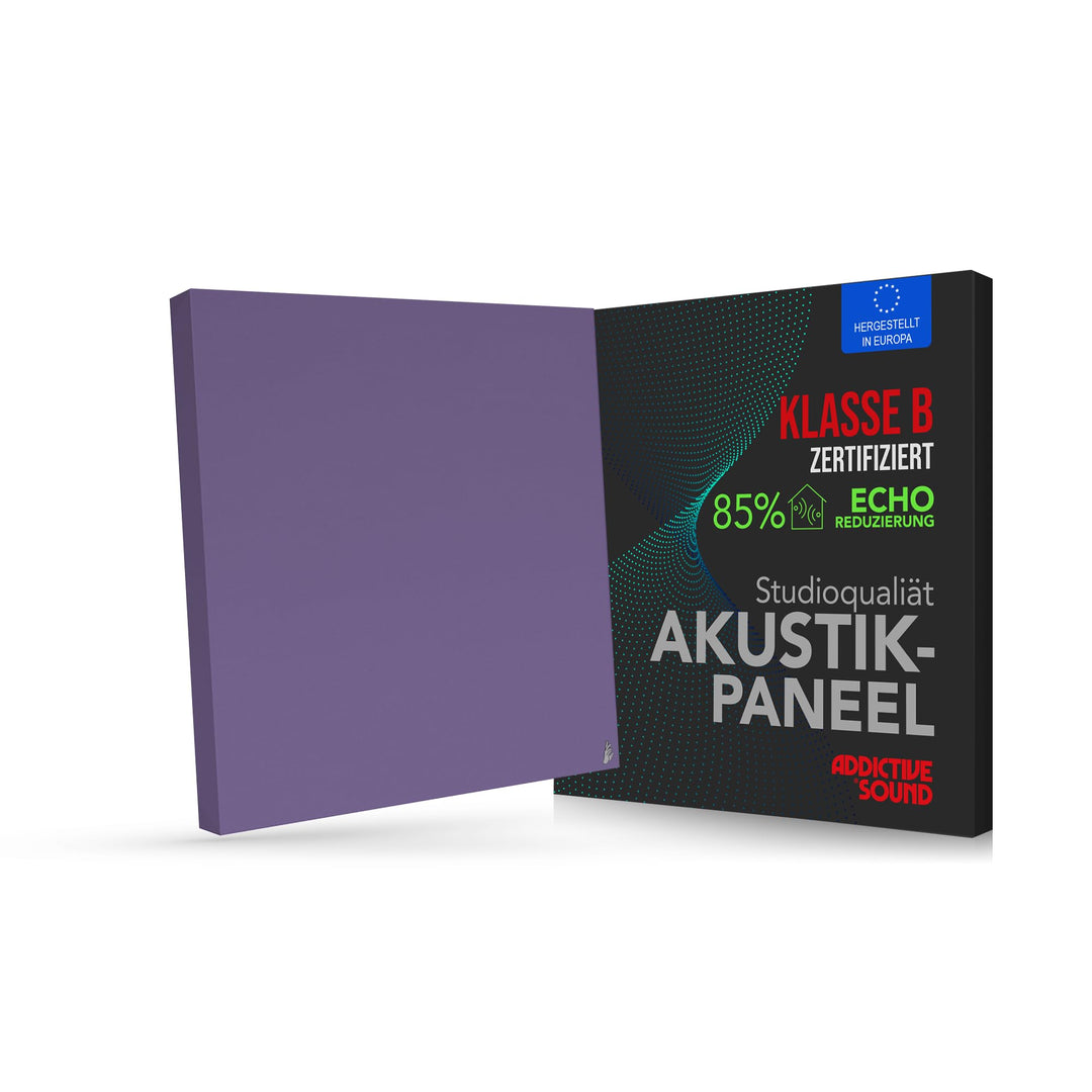 Addictive Sound Schalldämmung Wand 50x50x6 cm Premium - Akustikpaneele Wand - Schallabsorber Bild -