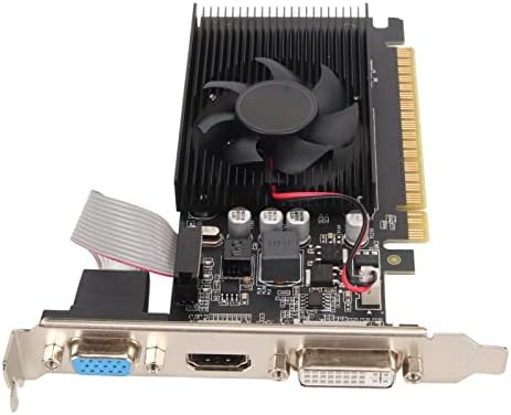 Bewinner GT610 Grafikkarte, 2 GB, DDR3, 64 Bit, HDMI DVI VGA Desktop Grafikkarte, PCI Express X16 Co
