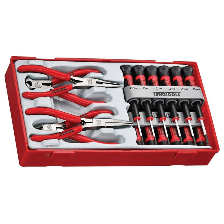 Teng - TTMI16 16pc Mini-Zange & Schrauber Set - TENTTMI16