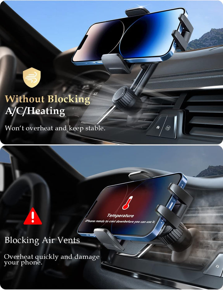 Handyhalterung Auto Handy Halterung Autohalterung: Universale Lüftung Handyhalter, EIN-Knopf-Release