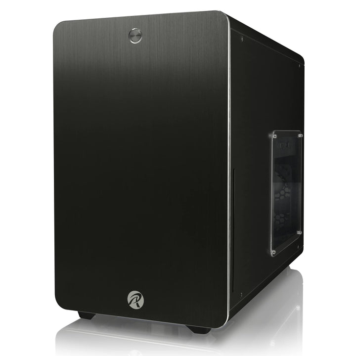 RAIJINTEK Styx Micro-ATX Tower Computer Fall – Schwarz, schwarz