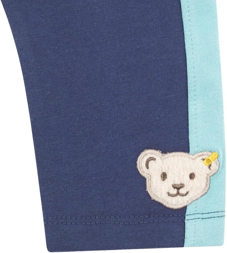 Steiff Baby-Jungen Jogginghose Hose lang 80 Crown Blue, 80 Crown Blue