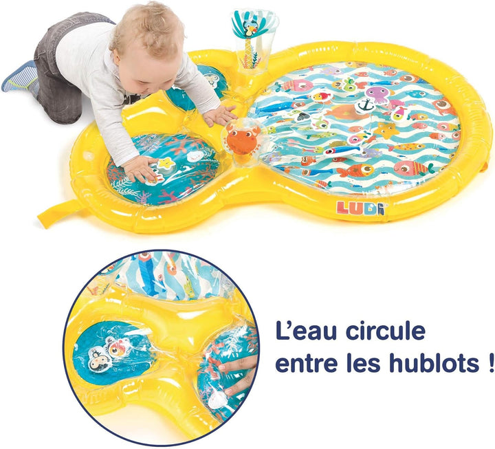 Ludi 30078 Teppich, Mehrfarbig, Large Fisch, Fisch