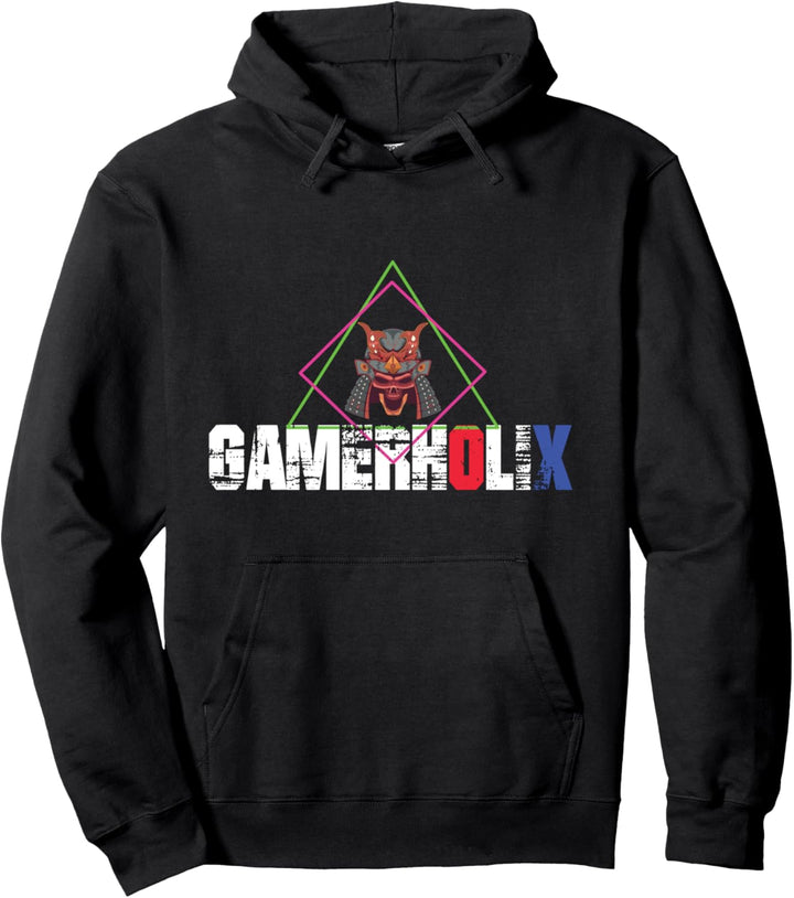 Gamerholix Gaming Zocker Merch Design Pullover Hoodie