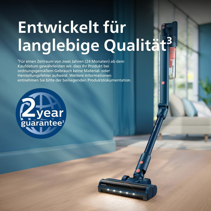 Philips SpeedPro Max Kabelloser Staubsauger 5000 Series Flex, Leistungsstarke Saugkraft, 60 Min. Lau