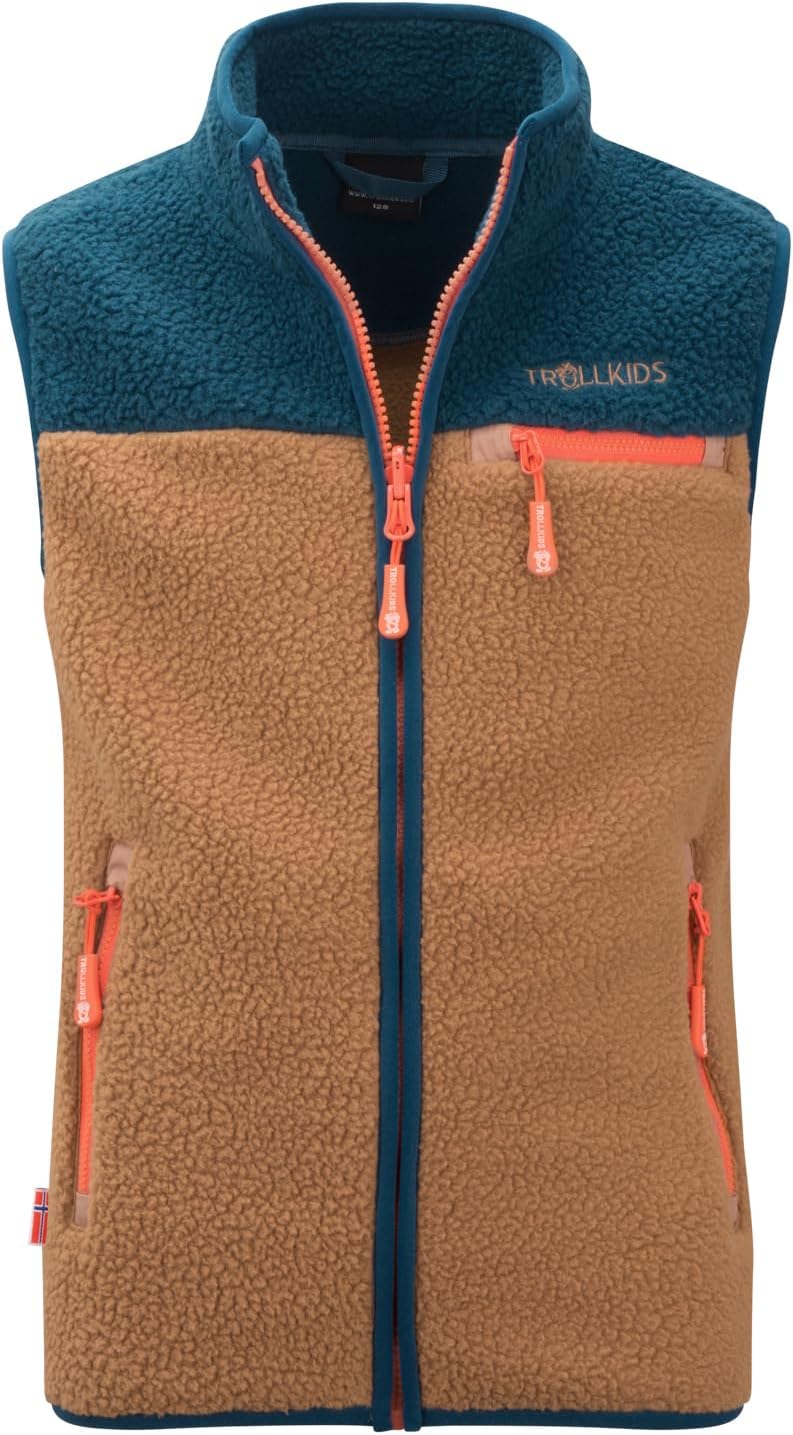 Trollkids Kids Hemsedal Vest 92 almond, 92 almond
