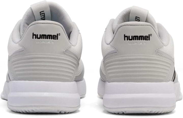 hummel Dagaz Iii Unisex Erwachsene Handball Sportschuh 36 EU White Black Grey, 36 EU White Black Gre