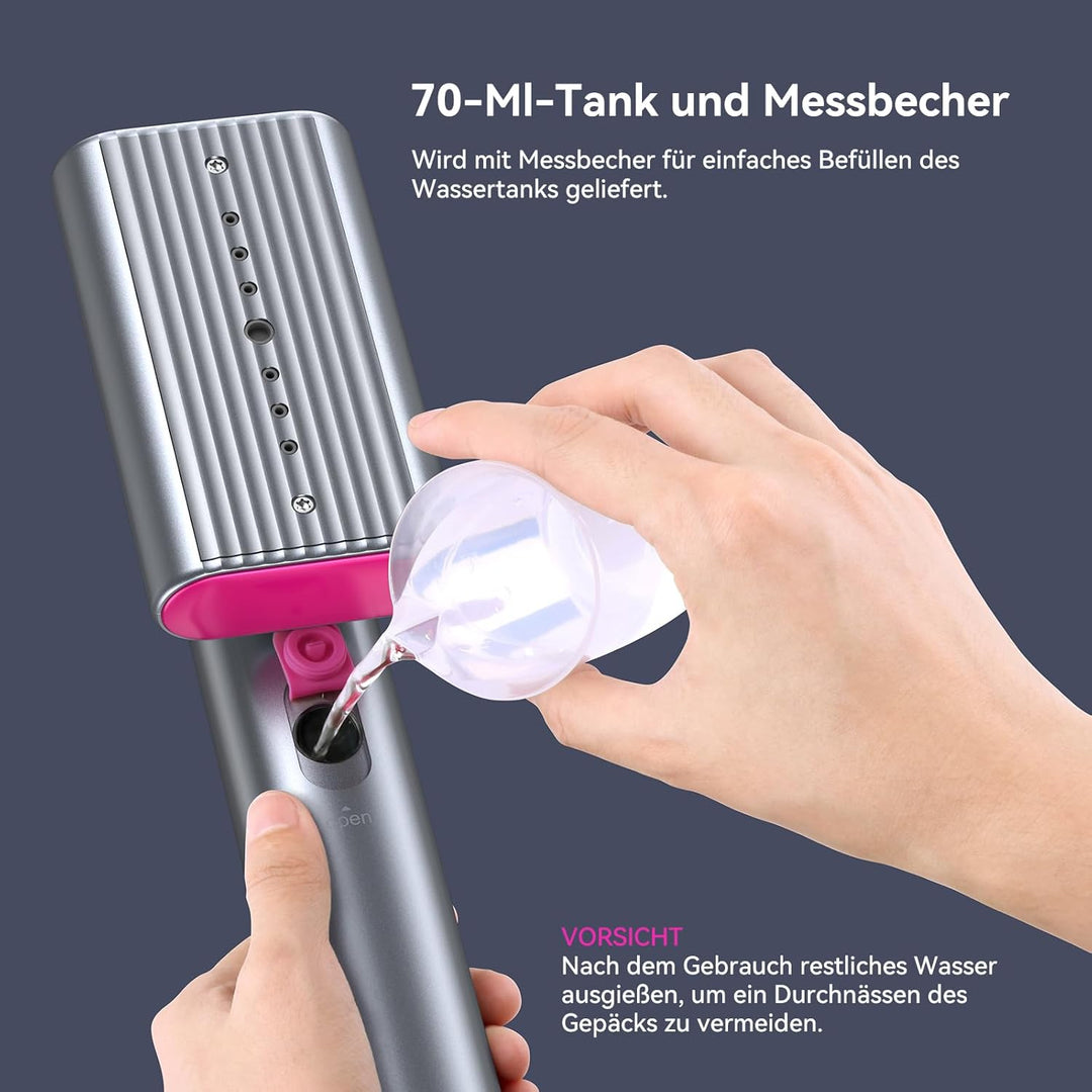 Steamer Dampfglätter Reise Bügeleisen, Dampfbügeleisen, 1200w Tragbarer & Handlicher Steamer, 15s Sc