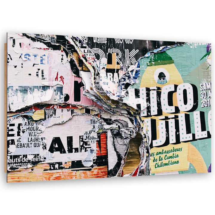 Wandbild abstrakt Modern Deko Kunst Bilder Street Art Grau 90x60 cm M14506 90x60 cm, M14506 90x60 cm