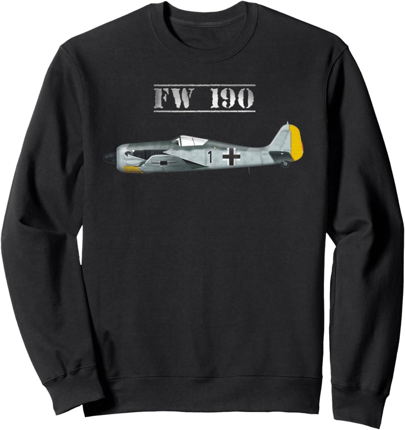 FW 190 Jagdflugzeug 2. Weltkrieg Sweatshirt