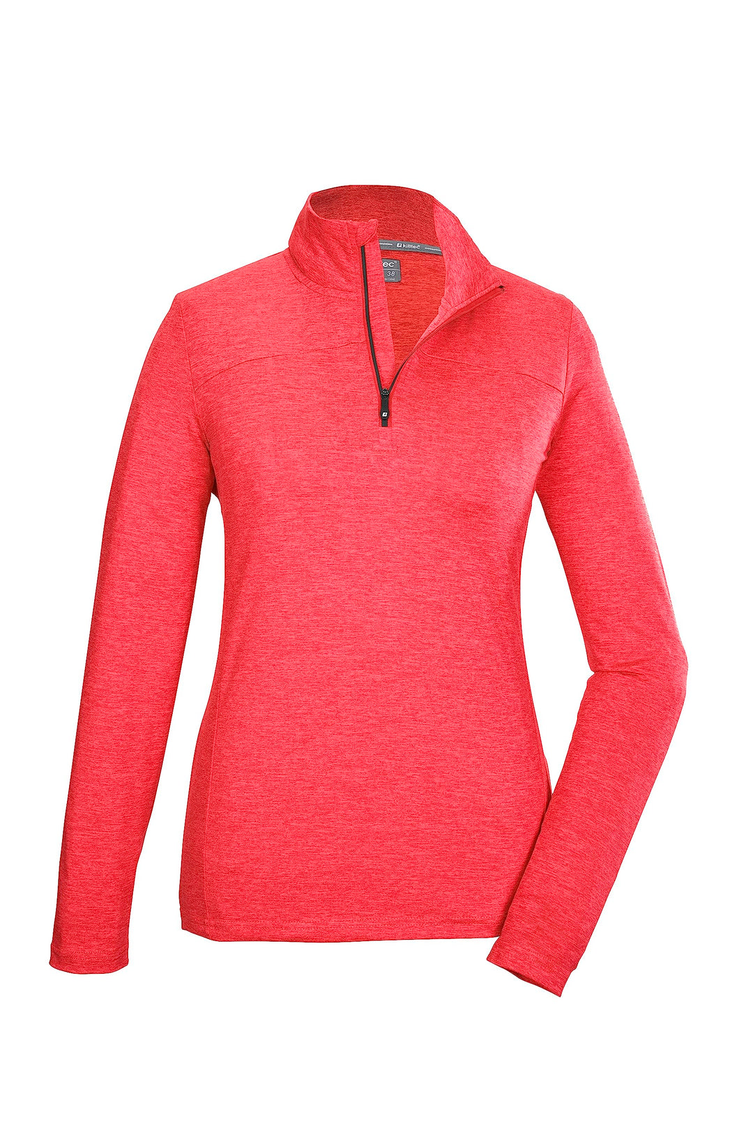 Killtec Damen Ksw 97 Wmn Ls Shrt Funktionsshirt/Langarmshirt mit Stehkragen und Reissverschluss 40 N