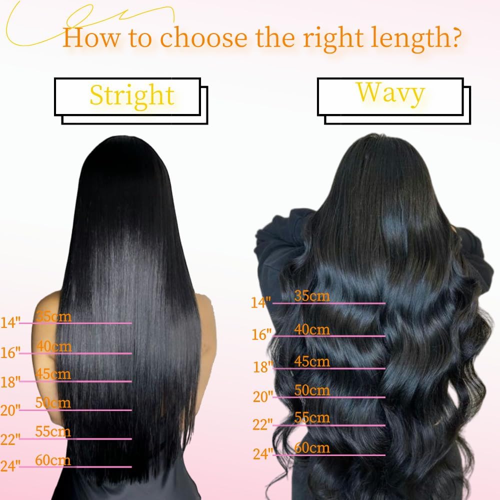 HotLulana Tape Extensions Echthaar Omber Off-Black Hellbraun Gemischt 20stück 40g 16zoll (40cm) 100%